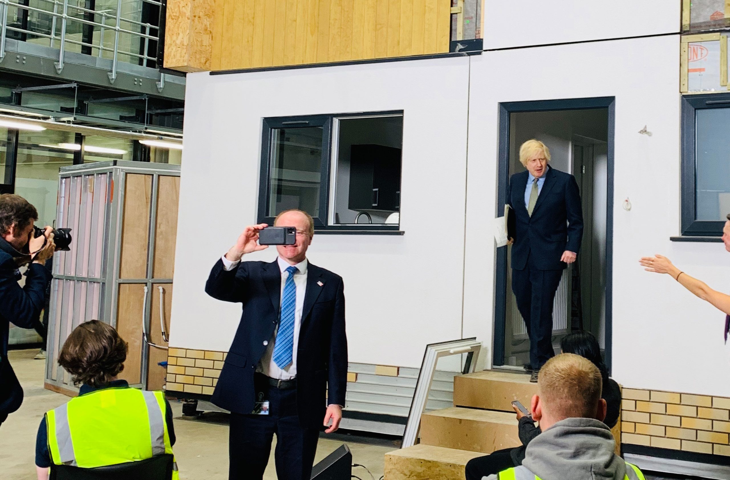 Boris Johnson Visits Totally Modular