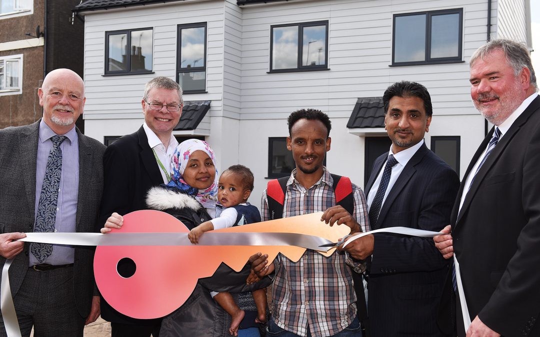 Homeless family first in to ‘pre-fab’ homes in Coventry